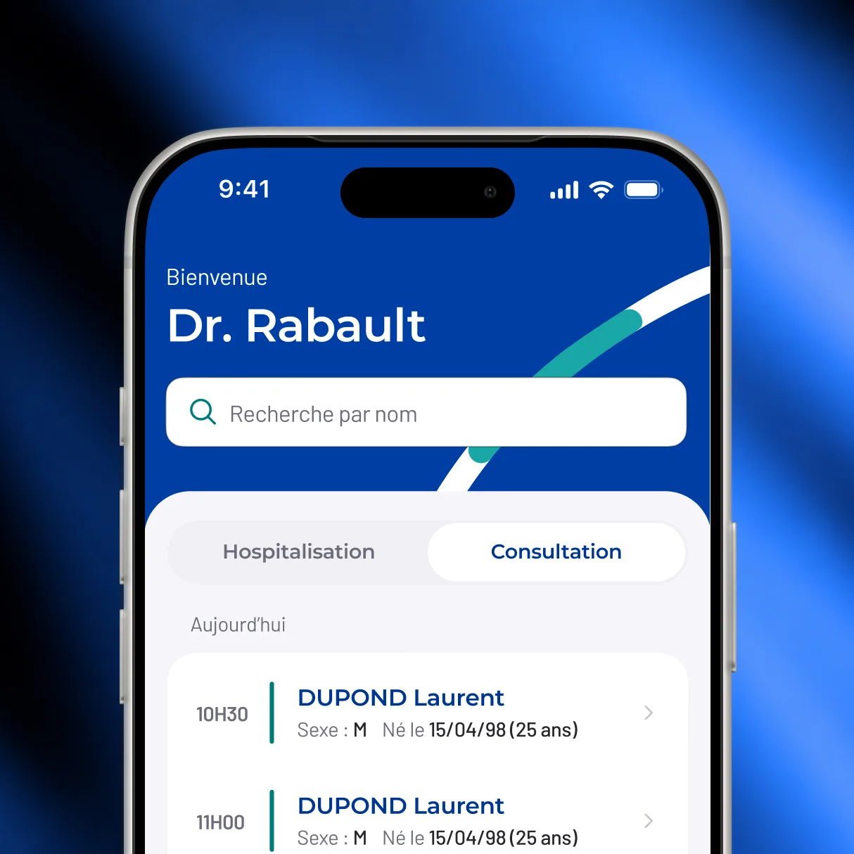 Dalvia summary-type selection on a mobile screen