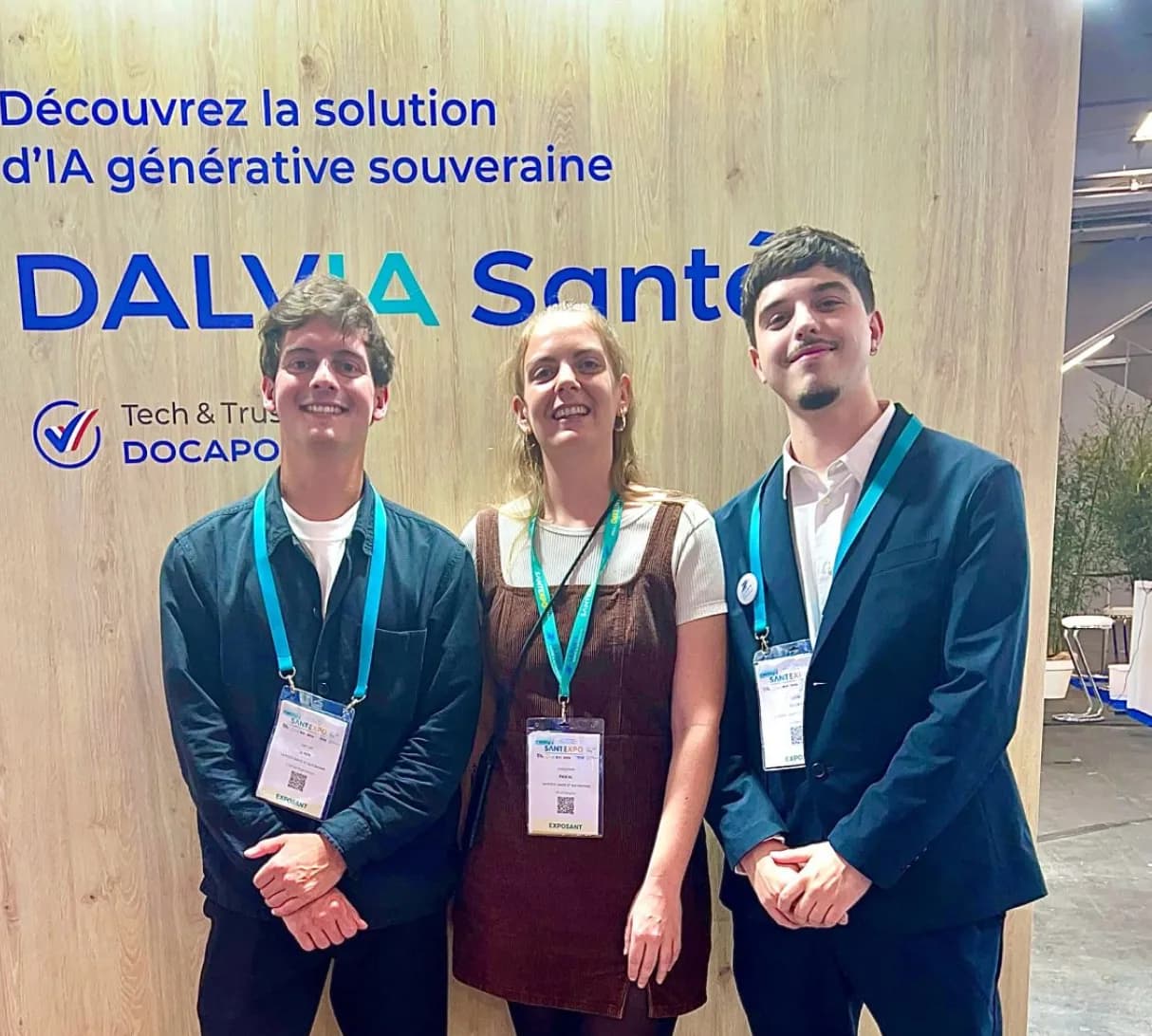 The Dalvia Santé team at SantExpo 2024
