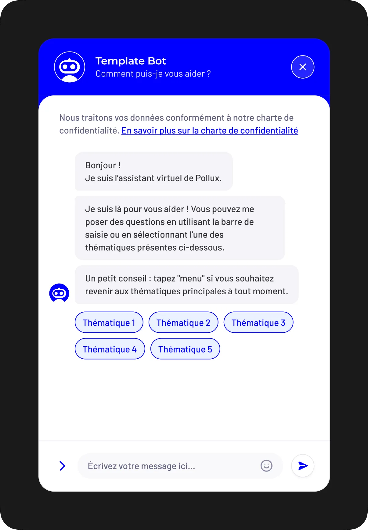 Onboarding recommendation for the shared chatbot framework